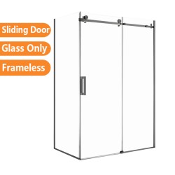 1170*770*1950mm Gunmetal Grey Frameless Shower Door & Return Panel 1170*770*1950mm Gunmetal Grey Frameless Shower Door & Return Panel