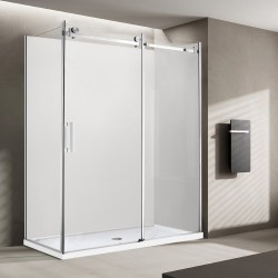 1170*770*1950mm Chrome Frameless Sliding Door Rectangle Shower Box 1170*770*1950mm Chrome Frameless Sliding Door Rectangle Shower Box