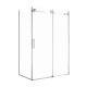 1170*770*1950mm Chrome Frameless Shower Door & Return Panel