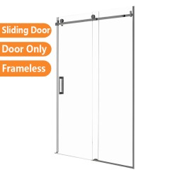 1170*1950mm Gunmetal Grey Frameless Shower Door Only 1170*1950mm Gunmetal Grey Frameless Shower Door Only