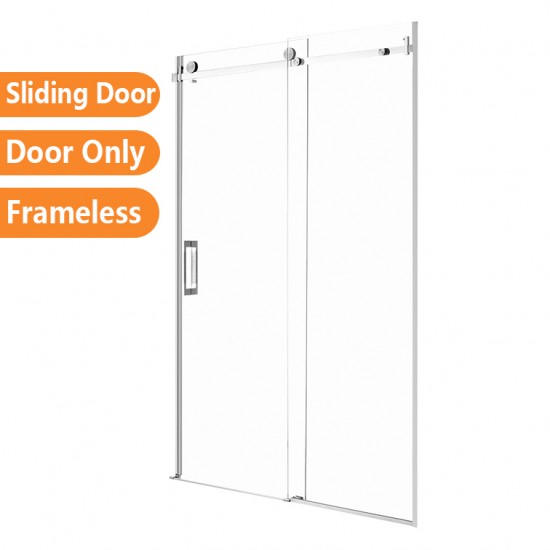 1170*1950mm Chrome Frameless Shower Door Only