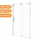 1170*1950mm Chrome Frameless Shower Door Only