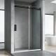 1170*1950mm Black Frameless Shower Door Only