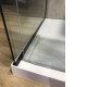 1470*870*1950mm Black Frameless Sliding Door Rectangle Shower Box