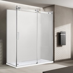 1470*870*1950mm Chrome Frameless Sliding Door Rectangle Shower Box 1470*870*1950mm Chrome Frameless Sliding Door Rectangle Shower Box