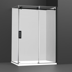 1470*870*1950mm Black Frameless Sliding Door Rectangle Shower Box 1470*870*1950mm Black Frameless Sliding Door Rectangle Shower Box