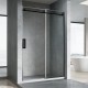 1470*1950mm Black Frameless Shower Door Only