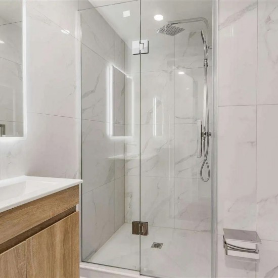 900*1950mm Chrome Frameless Shower Door Only