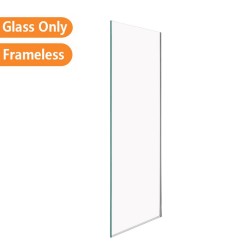 960*1950mm Chrome Walk In Frameless Shower Glass With 2 Channels 960*1950mm Chrome Walk In Frameless Shower Glass With 2 Channels