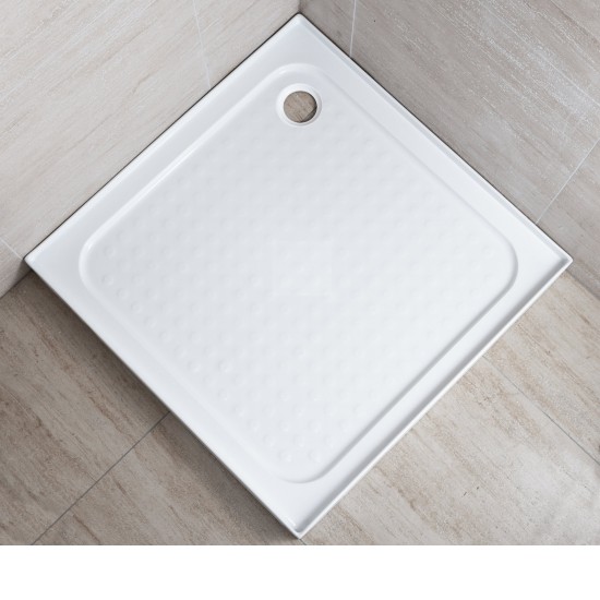 900x900mm Four Lips Square Shower Tray Center/Corner Waste