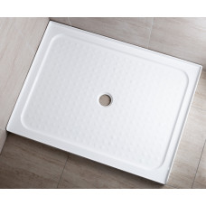 900x750mm Rectangle Shower Tray Center/Size Waste
