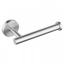 Bath Toilet Paper Hook Roll Tissue Holder Round Stainless Steel Brushed Nickel