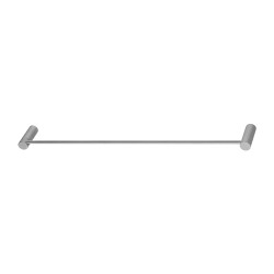 Diamora Luxury Knurled Brushed Nickel Single Towel Rack Rail 600mm Diamora Luxury Knurled Brushed Nickel Single Towel Rack Rail 600mm
