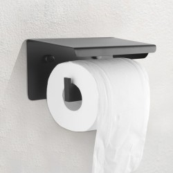 Ottimo Toilet Paper Holder Toilet Roll Holder Nero Black Ottimo Toilet Paper Holder Toilet Roll Holder Nero Black