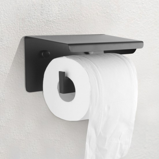 Ottimo Toilet Paper Holder Toilet Roll Holder Nero Black