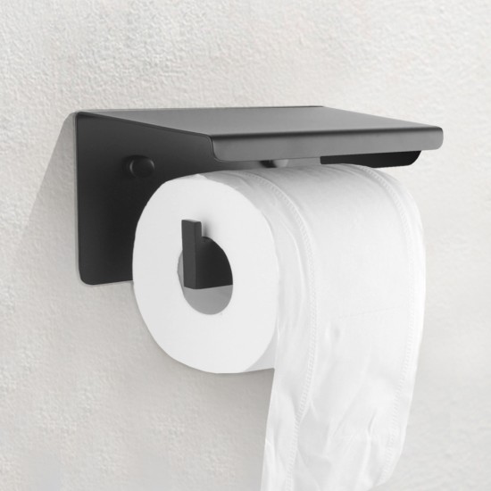 Ottimo Toilet Paper Holder Toilet Roll Holder Nero Black Ottimo Toilet Paper Holder Toilet Roll Holder Nero Black