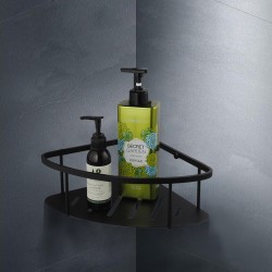 Stainless Steel Matte Black Shower Caddy Shelf  Stainless Steel Matte Black Shower Caddy Shelf