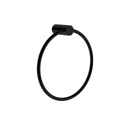 Round Black Hand Towel Ring Wall Mounted Round Black Hand Towel Ring Wall Mounted