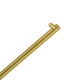 Stainless Steel Round Brushed Yellow Gold Toilet Paper Roll Holder Wall Mounted