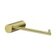 Stainless Steel Round Brushed Yellow Gold Toilet Paper Roll Holder Wall Mounted