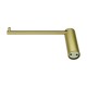 Stainless Steel Round Brushed Yellow Gold Toilet Paper Roll Holder Wall Mounted