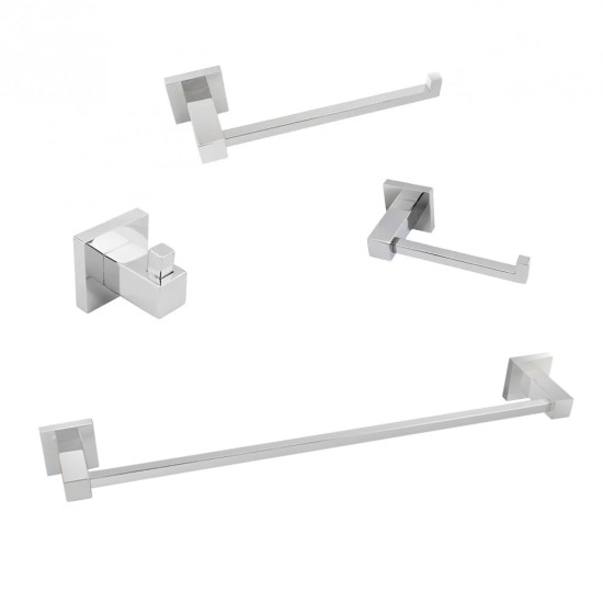 6300 Chrome Bathroom Accessories Package