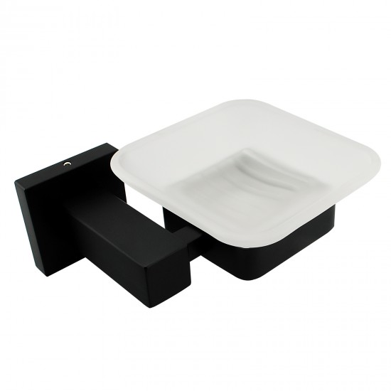 Wall Mounted Ottimo Nero Black Soap Dishes Holder