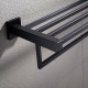 Ottimo Nero Black Towel Rack 600mm