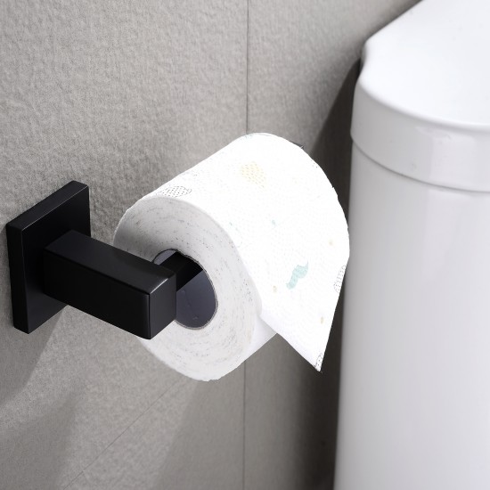 Ottimo Nero Black Toilet Roll Paper Holder