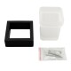 Omar Nero Black and White Toothbrush Holder Tumbler Holder