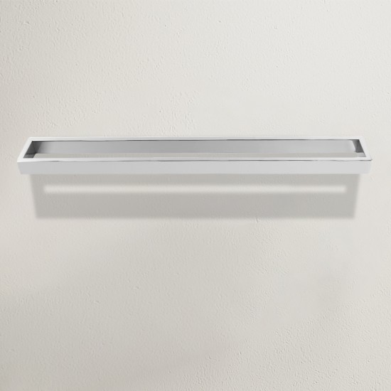 Omar 600mm Chrome Single Towel Rails