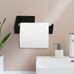 Omar Nero Black Toilet Roll Holder Toilet Paper Holder Omar Nero Black Toilet Roll Holder Toilet Paper Holder