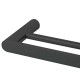 Rumia Black Double Towel Rail 600mm Stainless Steel 304 Wall Mounted