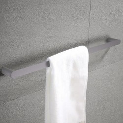 600mm Gunmetal Grey Single Towel Rail Stainless Steel 304 Wall Mounted 600mm Gunmetal Grey Single Towel Rail Stainless Steel 304 Wall Mounted