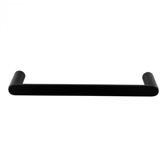 300mm Rumia Black Single Towel Holder Stainless Steel 304 Wall Mounted