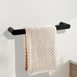 300mm Rumia Black Single Towel Holder Stainless Steel 304 Wall Mounted 300mm Rumia Black Single Towel Holder Stainless Steel 304 Wall Mounted