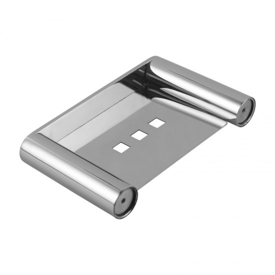 Stainless Steel Rumia Chrome Soap Dish Holder Wall Mounted
