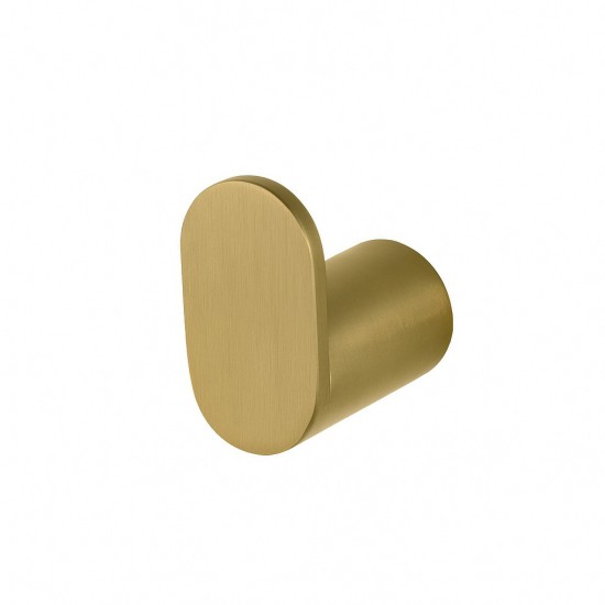 Stainless Steel Brushed Yellow Gold Robe Hook Wall Mounted Stainless Steel Brushed Yellow Gold Robe Hook Wall Mounted