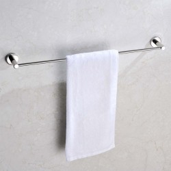 Euro Pin Lever Round Chrome Single Towel Rack Rail 800mm Euro Pin Lever Round Chrome Single Towel Rack Rail 800mm