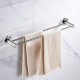 Euro Pin Lever 800mm Round Brushed Nickel Double Towel Rack Rail