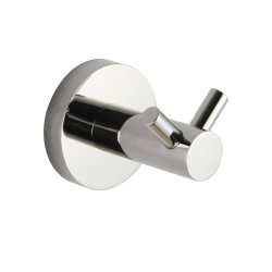 Double Robe Hook Euro Pin Lever Round Chrome Stainless Steel Wall Mounted Double Robe Hook Euro Pin Lever Round Chrome Stainless Steel Wall Mounted