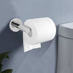 Euro Pin Lever Stainless Steel Round Chrome Toilet Paper Roll Holder Wall Mounted Euro Pin Lever Stainless Steel Round Chrome Toilet Paper Roll Holder Wall Mounted
