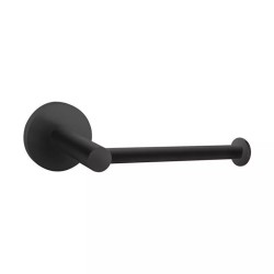 Euro Pin Lever Stainless Steel Round Matt Black Toilet Paper Roll Holder Wall Mounted Euro Pin Lever Stainless Steel Round Matt Black Toilet Paper Roll Holder Wall Mounted
