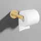 Euro Pin Lever Stainless Steel Round Brushed Yellow Gold Toilet Paper Roll Holder Wall Mounted