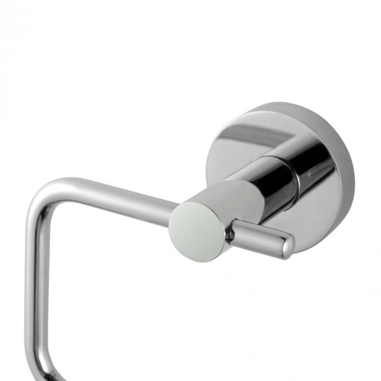 Euro Pin Lever Round Chrome Toilet Paper Roll Holder