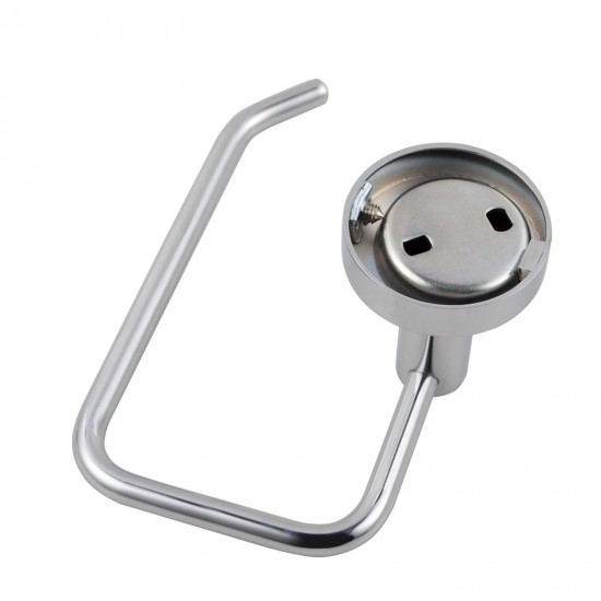 Euro Pin Lever Round Chrome Toilet Paper Roll Holder