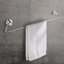 Zevi 600mm Self Adhesive Chrome Single Towel Rail Stainless Steel 304 Wall Mounted Drill Free Zevi 600mm Self Adhesive Chrome Single Towel Rail Stainless Steel 304 Wall Mounted Drill Free