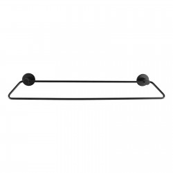 Zevi 600mm Self Adhesive Black Double Towel Rail Stainless Steel 304 Wall Mounted Drill Free Zevi 600mm Self Adhesive Black Double Towel Rail Stainless Steel 304 Wall Mounted Drill Free