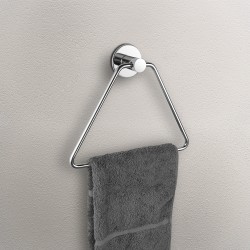 Zevi Self Adhesive Round Chrome Hand Towel Holder 304 Stainless Steel Drill Free Zevi Self Adhesive Round Chrome Hand Towel Holder 304 Stainless Steel Drill Free