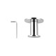 Zevi Self Adhesive Round Chrome Robe Hook 304 Stainless Steel Wall Mounted Drill Free Zevi Self Adhesive Round Chrome Robe Hook 304 Stainless Steel Wall Mounted Drill Free